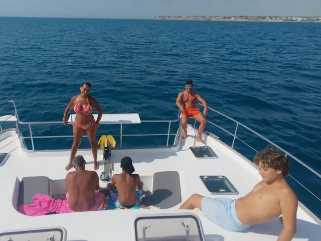 Paseo en catamarán