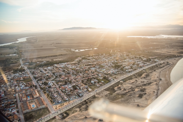 Las vistas durante un vuelo en avioneta 