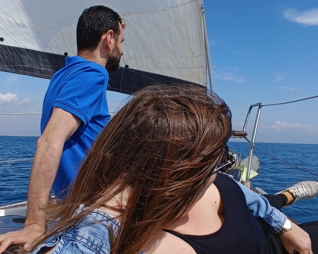 En el chárter de pesca