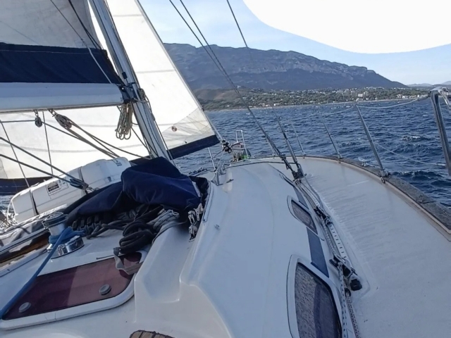 En barco por el Mediterráneo