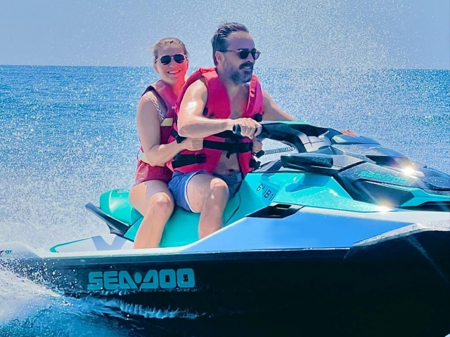 Jet ski en el puerto de Aguadulce