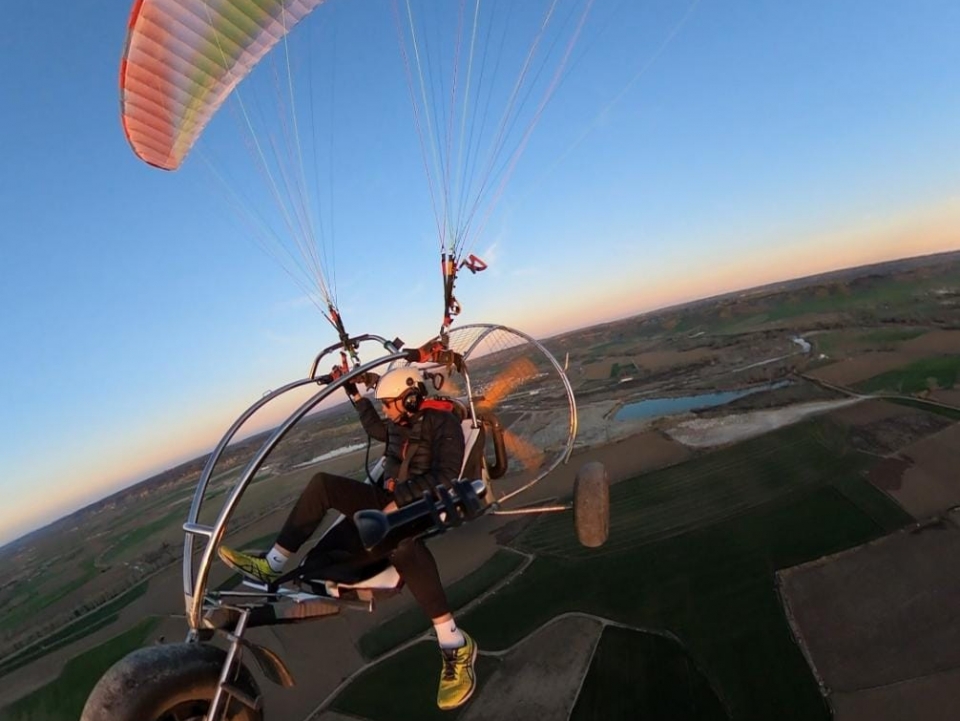  vôo paramotor em madri 