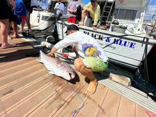 Black and Blue Extreme Fishing