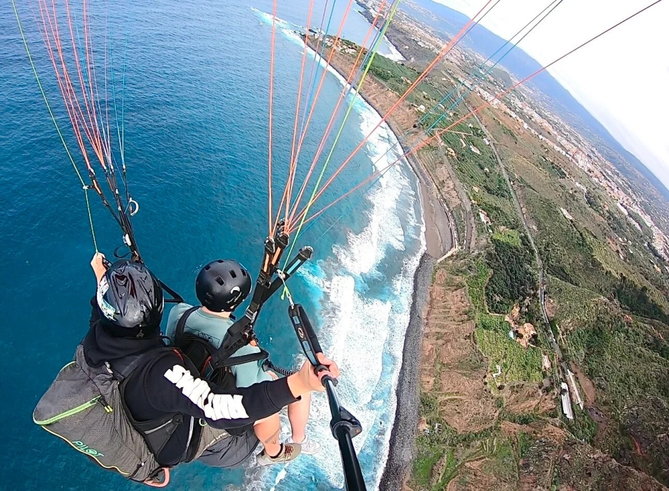 Vistas de la costa desde el aire