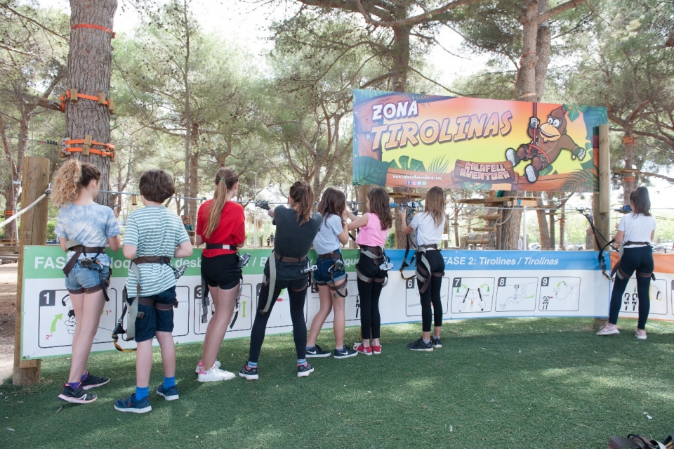  Circuito de tirolesa em Tarragona 