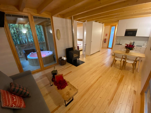  Wohnzimmer und Küche 