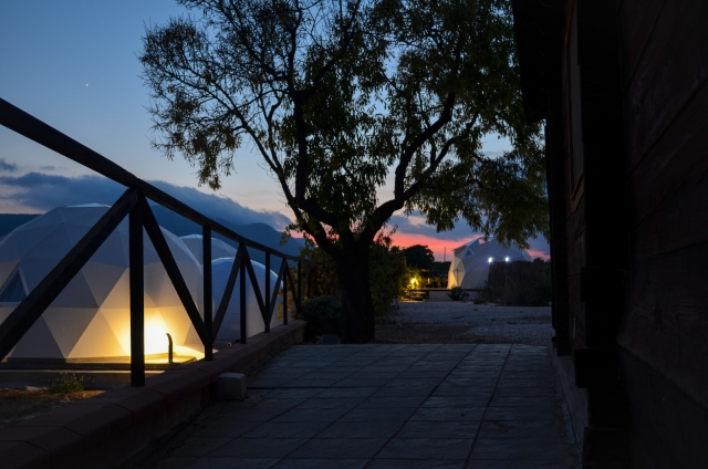 Dômes du complexe rural 