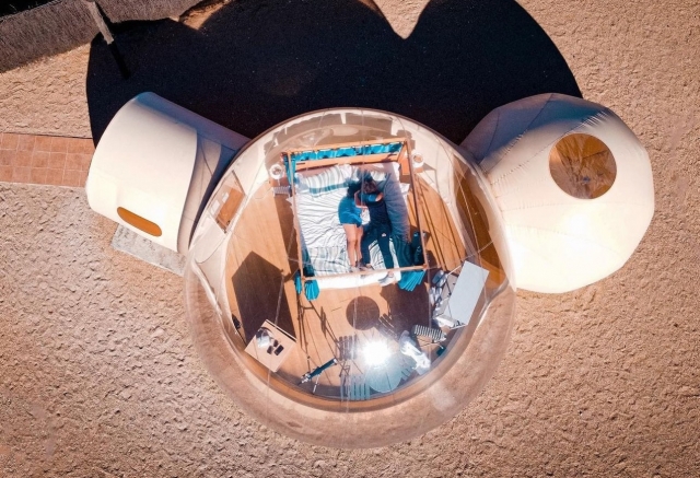  Vue aérienne d'une bulle 