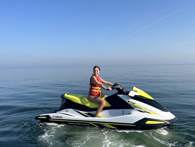  Ibiza on a jet ski 