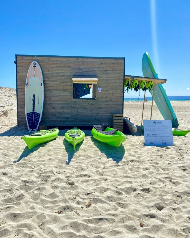 Instalaciones en plena playa