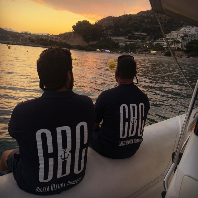  Sonnenuntergang vom Boot aus 