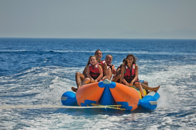 Sesion de hinchables en Barcelona