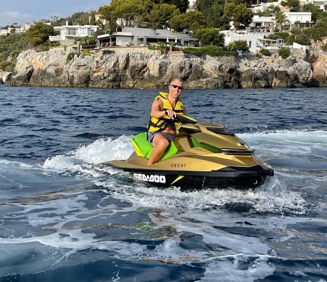 Motos acuáticas en la costa de Almería