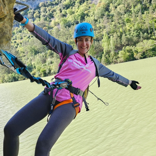 Diversion en la ferrata