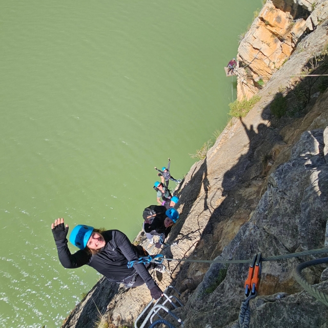Via ferrata con amigos