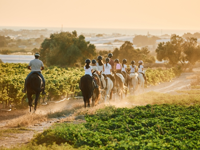 Paseo a caballo en Sanlúcar de Barrameda