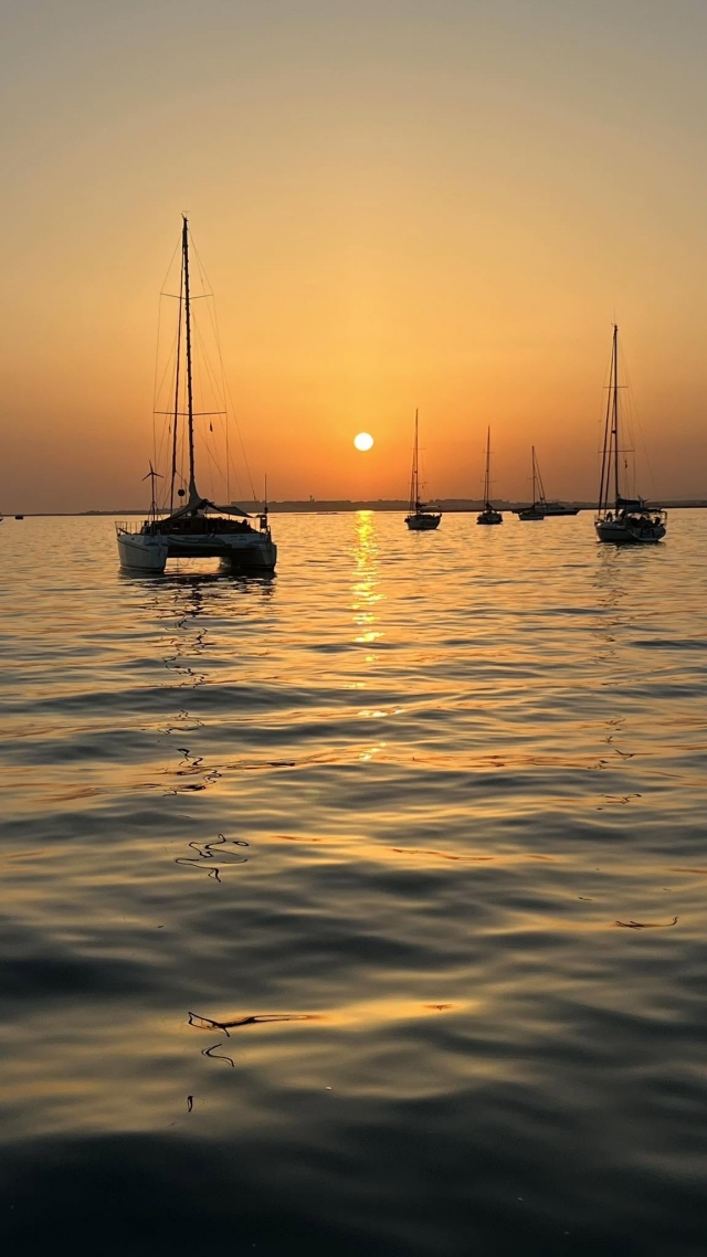  Segeln Sie bei Sonnenuntergang