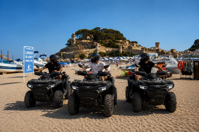  Passeios de quadriciclo ao longo da Costa Brava 