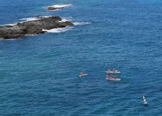 Caiaques e paddle surf na costa de Adeje 