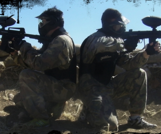 Paintball-Spieler 