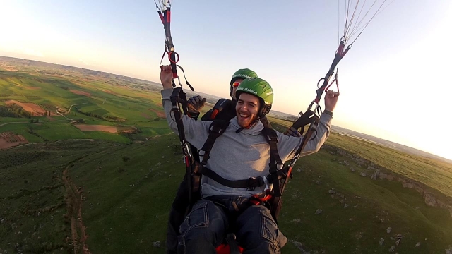  Paragliding jump in La Muela 
