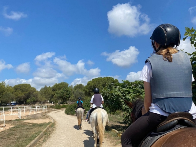  Passeggiate a cavallo a Sitges 