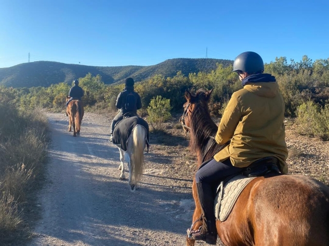  Lasciando il centro equestre di Vilanova 