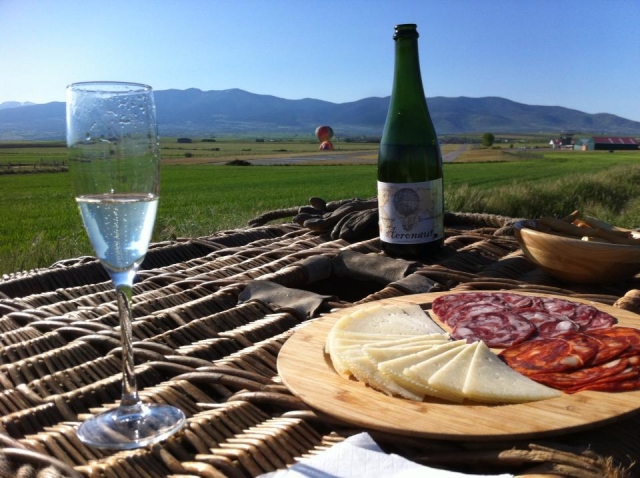 Brunch nach der Ballonfahrt 