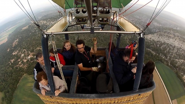 Volando en familia por Guadarrama