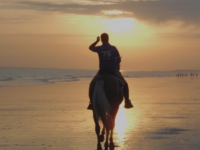 Paseando a caballo