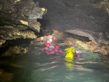 Espeleología acuática en Cueva de los Chorros, 3h