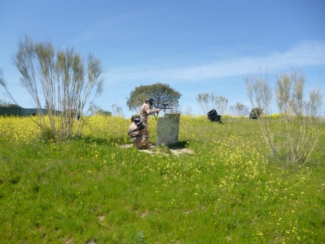 Campo natural de paintball