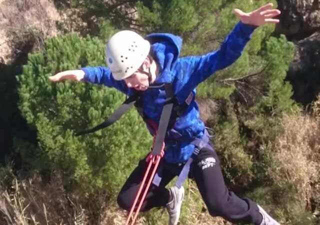 Tras el salto de puenting