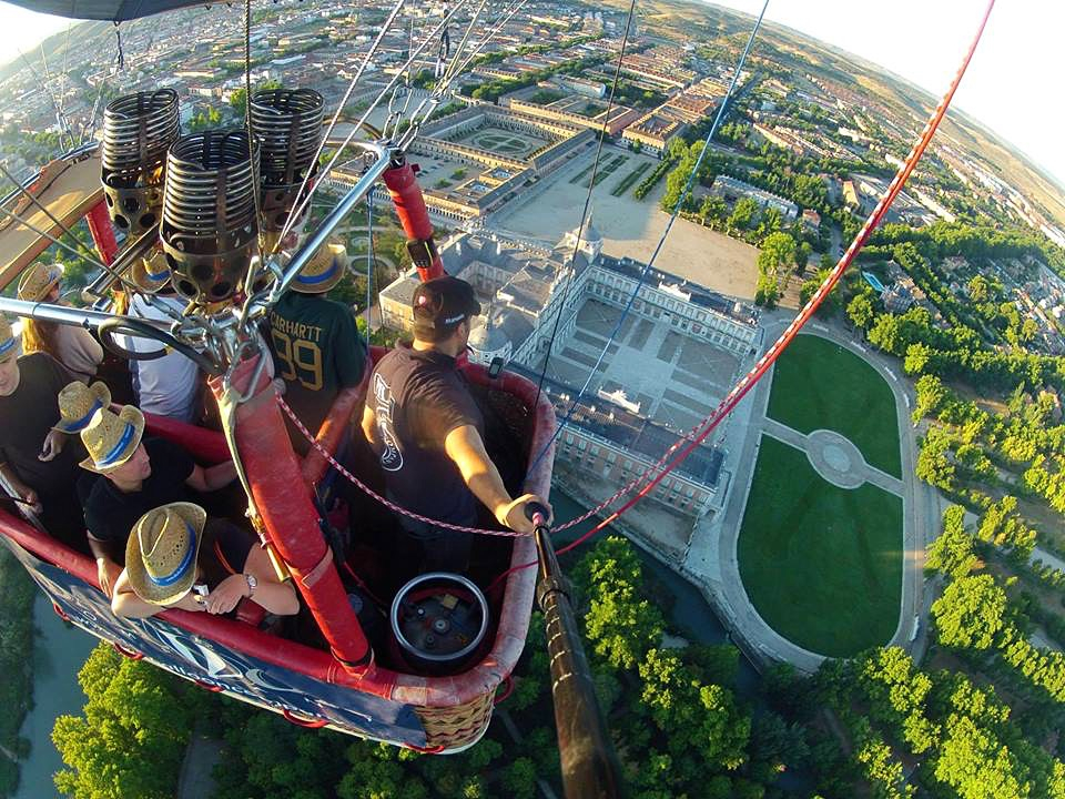 Genießen Sie einen Ballonflug über Aranjuez 