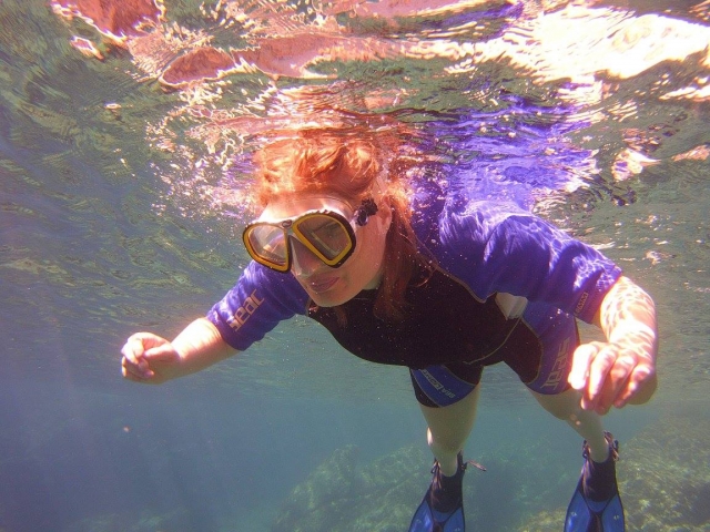  Fazendo snorkel 