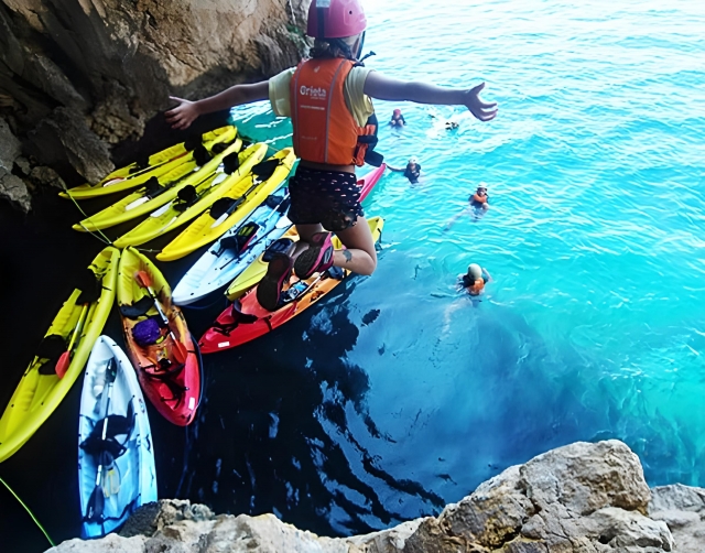  Kayak equipment prepared for the adventure