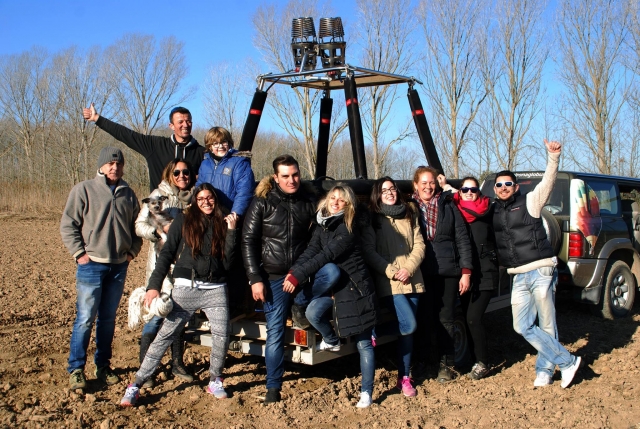 Todos junto a la cesta