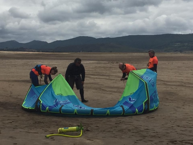 Clase de kitesurf