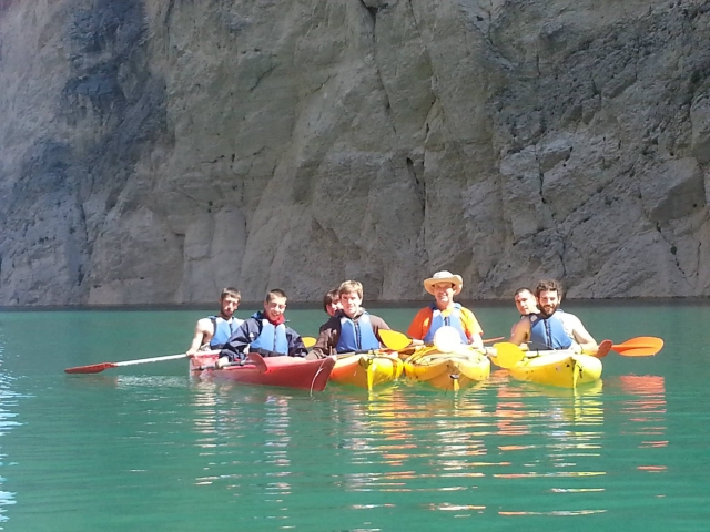  Amici in kayak 