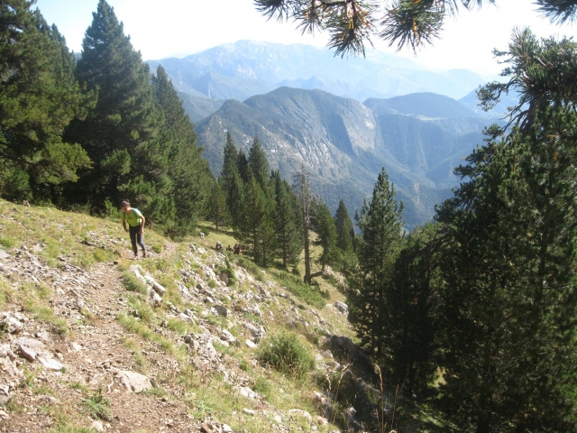 Camino empedrado hasta el Pedraforca