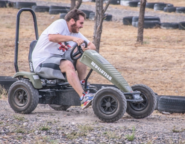 Carrera de karting ecológicos