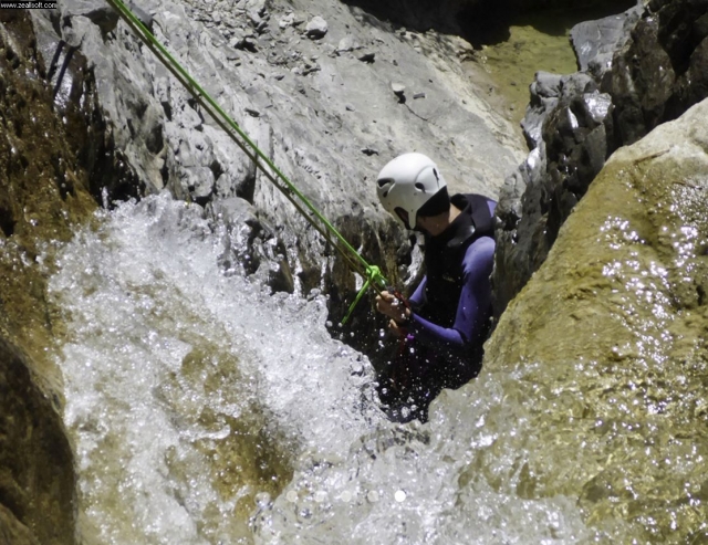  Rappelling in the ravine 