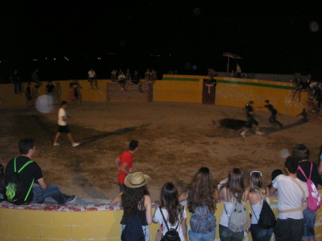 Segunda capea por la noche