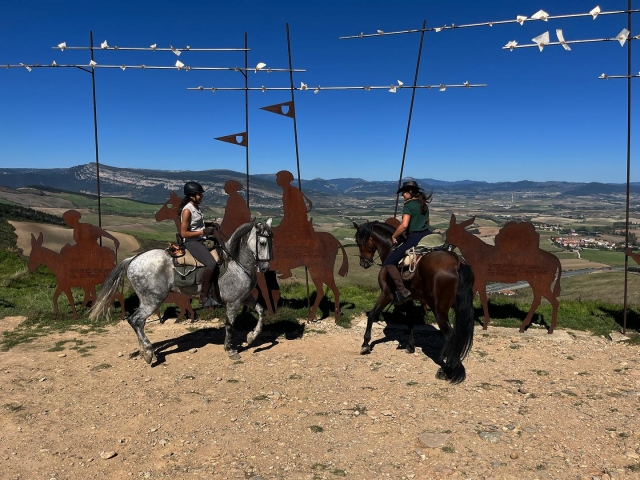 Ruta a caballo por los campos de Burgos