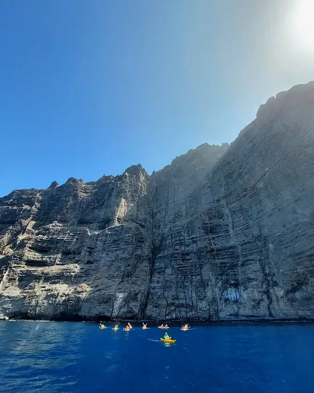  Gruppo in kayak a Tenerife