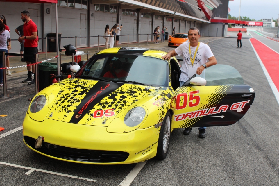 Porsche en el circuit de Barcelona-Catalunya