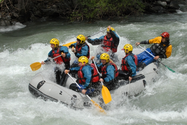Descenso rafting Sort