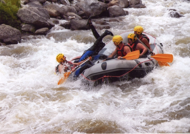 Rafting deporte muy divertido