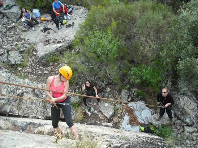 Bautismo de escalda en la Sierra de Béjar