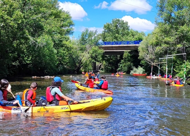  Auf dem Fluss Águeda